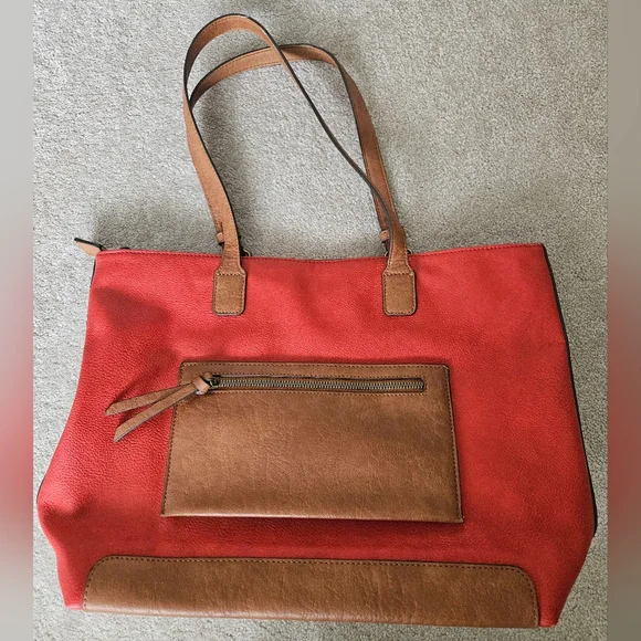 Market & Spruce Red Tote - Picture 3 of 8